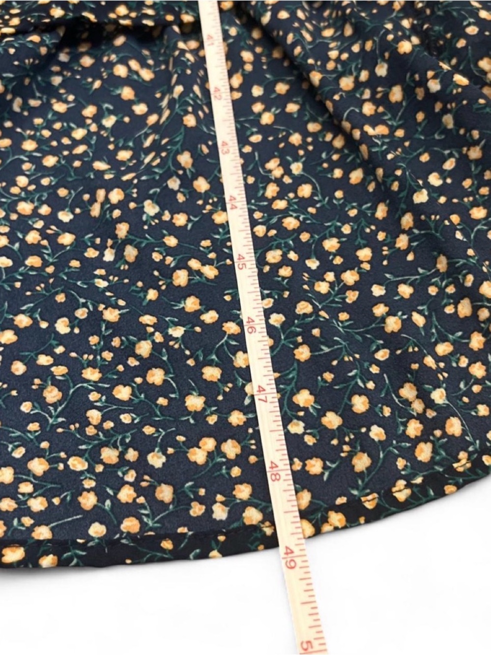 Off-Shoulder Floral Maxi Dress in Black and Gold Mi Ami Women’s Size XS Flowy - Picture 6 of 7